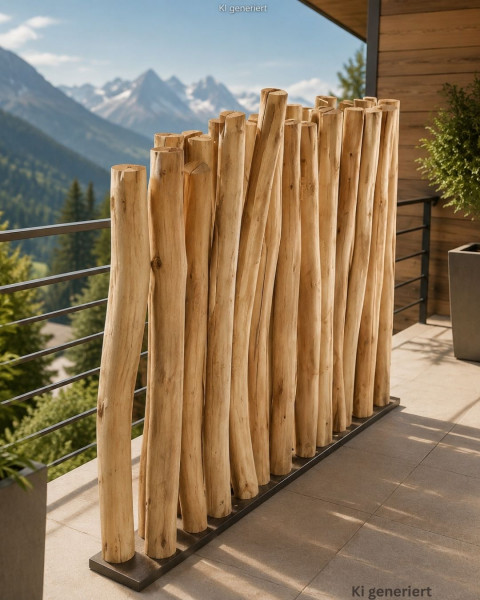 Teakholz Zaun - Balcony