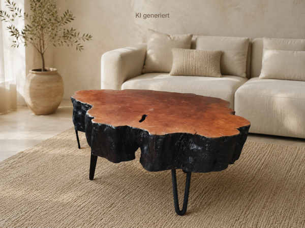 Couchtisch Litschi Black Top
