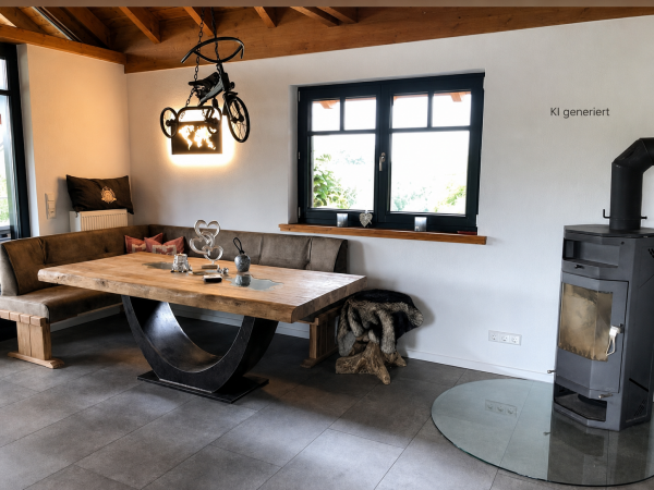 Tisch Rustic Halfmoon