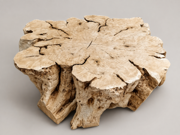 Litschi Block Couchtisch