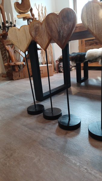 Herz Ständer - 80cm hoch