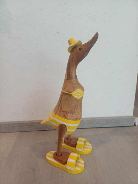 Bikini Ente small m. Hut - gelb