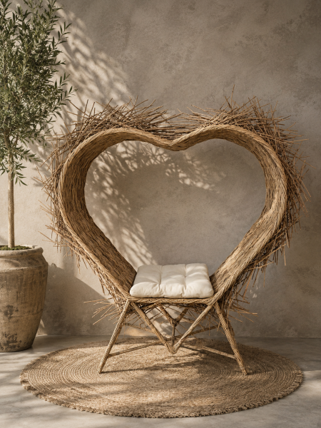 Rattan Herz Sit